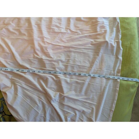 L'ATISTE petal pink one shoulder lace chiffon mesh maxi gown sz m nwt - Picture 5 of 6